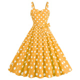 Womens Retro Rockabilly Dress Floral Halter Audrey Hepburn 50's 60's Party Costume Gown