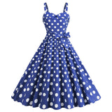 Womens Retro Rockabilly Dress Floral Halter Audrey Hepburn 50's 60's Party Costume Gown