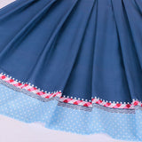 Womens 3Pcs Oktoberfest Halloween German Bavarian Velvet Dirndl Dress