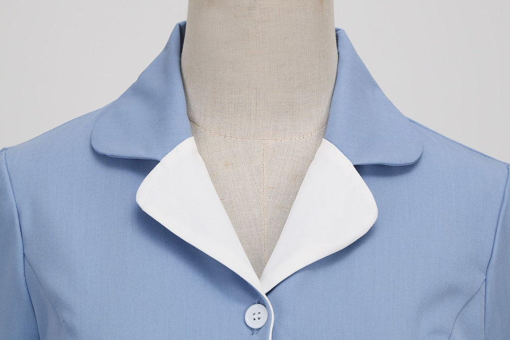 Womens Button Up 1950s Vintage Dresses Women Short Sleeve Belted Summer Swing Dress