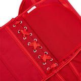 Womens Corset Tops Renaissance Boned Overbust Body Shaper Waist Cincher Bustier
