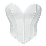 Womens Corset Tops Renaissance Boned Overbust Body Shaper Waist Cincher Bustier