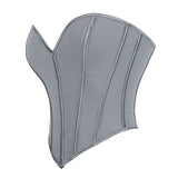 Womens Corset Tops Renaissance Boned Overbust Body Shaper Waist Cincher Bustier