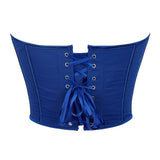 Womens Corset Tops Renaissance Boned Overbust Body Shaper Waist Cincher Bustier