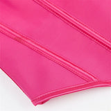 Womens Corset Tops Renaissance Boned Overbust Body Shaper Waist Cincher Bustier