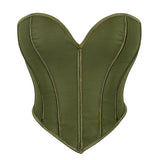 Womens Corset Tops Renaissance Boned Overbust Body Shaper Waist Cincher Bustier