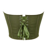 Womens Corset Tops Renaissance Boned Overbust Body Shaper Waist Cincher Bustier