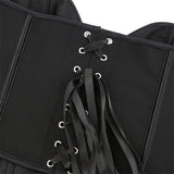 Womens Corset Tops Renaissance Boned Overbust Body Shaper Waist Cincher Bustier