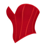 Womens Corset Tops Renaissance Boned Overbust Body Shaper Waist Cincher Bustier
