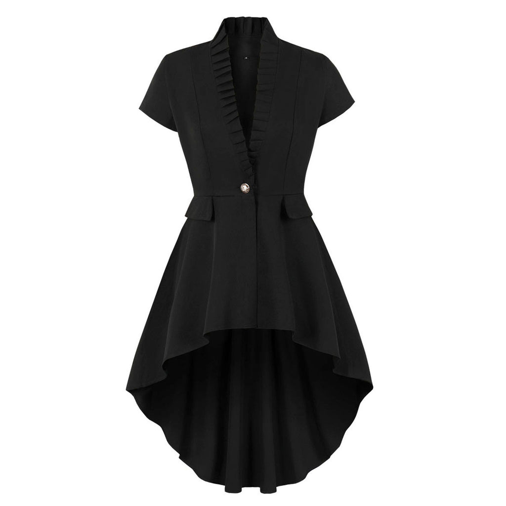 Womens Gothic 1950s Style Vintage Medieval Halloween Dress