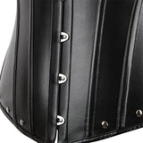 Womens Leather Corset Bustier Halloween Steampunk Corsets