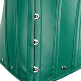 Womens Leather Corset Bustier Halloween Steampunk Corsets