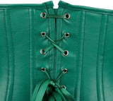 Womens Leather Corset Bustier Halloween Steampunk Corsets