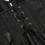Womens Leather Corset Bustier Halloween Steampunk Corsets