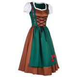 Womens Oktoberfest Costume Adults German Dirndl Bavarian Beer Dress