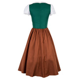 Womens Oktoberfest Costume Adults German Dirndl Bavarian Beer Dress