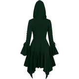 Womens Renaissance Costumes Hooded Robe Renaissance Dress Women Halloween Vintage Medieval Cloak