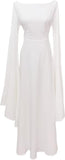 Womens Renaissance Medieval Chemise Dress Irish Costume Peasant Under Dress