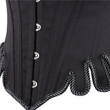 Womens Retro Victorian Overbust Bustier Waist Cincher Costume Top Corset