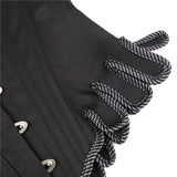 Womens Retro Victorian Overbust Bustier Waist Cincher Costume Top Corset