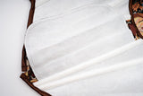 Womens Vintage 1920s Renaissance Lace Trim Tie Front Corset Bustier