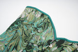Womens Vintage Victorian Floral Denim Overbust Push Up Corset Bustier Top