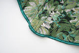 Womens Vintage Victorian Floral Denim Overbust Push Up Corset Bustier Top