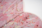 Womens Vintage Victorian Floral Denim Overbust Push Up Corset Bustier Top