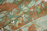 Womens Vintage Victorian Floral Denim Overbust Push Up Corset Bustier Top
