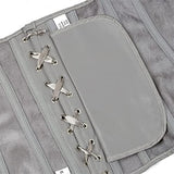 Zipper Front Faux Leather Overbust Corset Bustier Tops