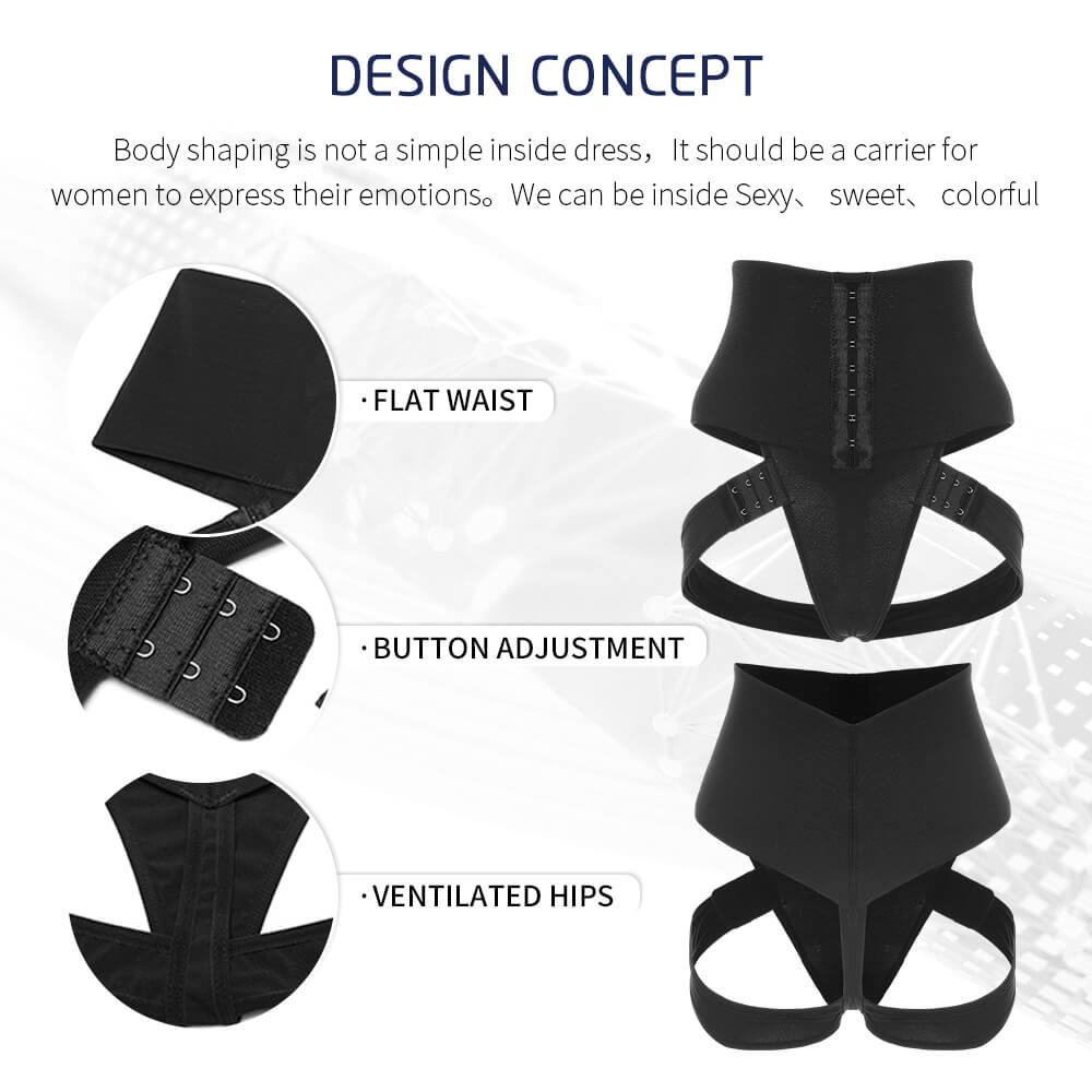 Cuff Tummy Trainer with Butt Lift High Waist Exceptional Shapewear