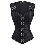 Double Buckle Straps Steampunk Corset