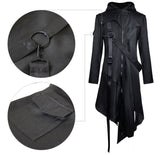 Men's Medieval Steampunk Trench Gothic Renaissance Frock Coat