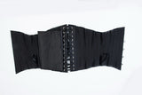 24 Steel Bones Waist Training Black Underbust Corset