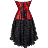 Renaissance Steampunk Corsets Halloween Victorian Vampire Costumes Set