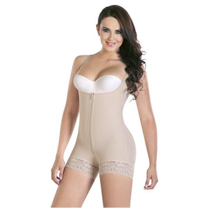 Braless Body Shaper With Lace Panty Shapewear