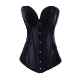 Bridal Classic Steel Boned Waist Training Overbust Corset