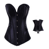 Bridal Classic Steel Boned Waist Training Overbust Corset