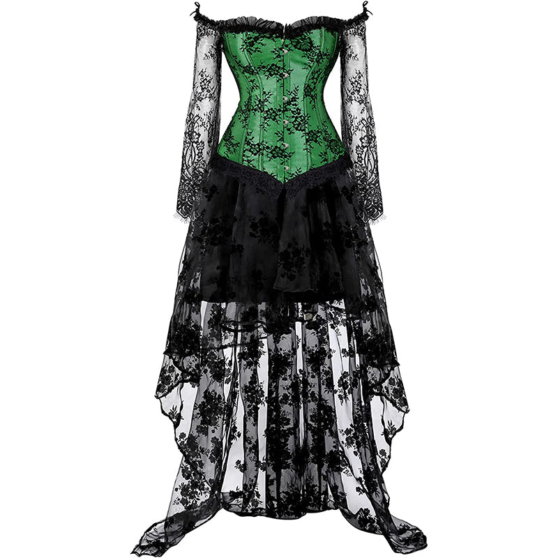 Cheap Women's Gothic Vintage Victorian Ball Gown Corset Dress-Hiipps Cheap Women's Gothic Vintage Victorian Ball Gown Corset Dress-Hiipps