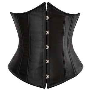 Classic Vintage Satin Underbust Hourglass Corset