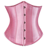 Classic Vintage Satin Underbust Hourglass Corset