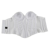 Hot Sexy Satin Underwire Cups Bridal Overbust Corset