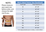 Men's Tummy Control Waist Trainer Sport Latex Shapewear