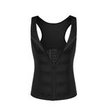 Men Slimming Body Shapewear Vest Zipper Breathable Waist Trainer