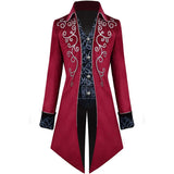 Men's Medieval Steampunk Tailcoat Vampire Gothic Jackets Frock Coat