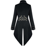 Men's Medieval Steampunk Tailcoat Vampire Gothic Jackets Frock Coat