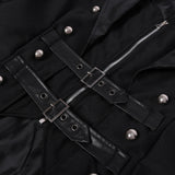 Men's Steampunk Trench Victorian Collar Solid Double Breasted Coat Costumes