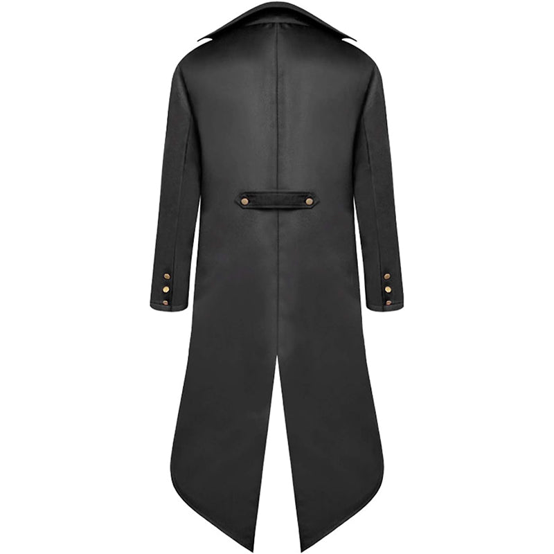 Men's Kid's Gothic Medieval Tailcoat Jacket Steampunk Vintage Victorian Coat