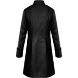 Men's Kid's Vintage Tailcoat Jacket Goth Long Steampunk Gothic Frock Coat Costume