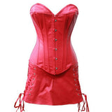 New Fashion Style Sexy Leather Corset Outfits Dresses